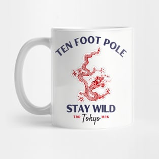 teen foot low red dragon Mug